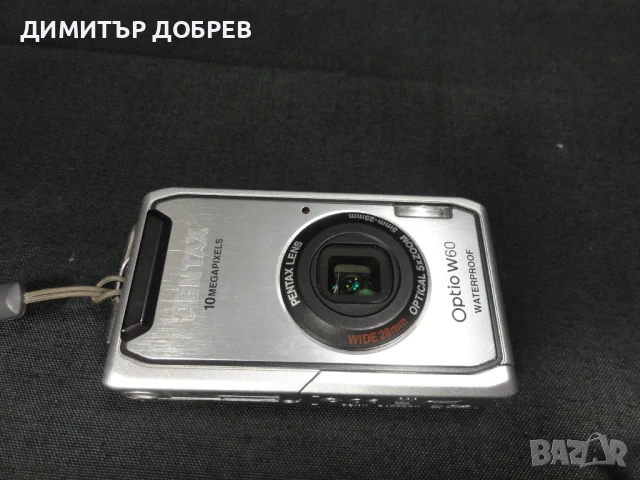 ФОТОАПАРАТ PENTAX OPTIO W60 10MP DIGITAL CAMERA, снимка 4 - Фотоапарати - 50644367