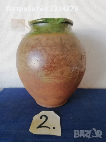 Стари гърнета делва,гевгир и други 100% автентични глинени съдове от бита. , снимка 5 - Антикварни и старинни предмети - 52157610