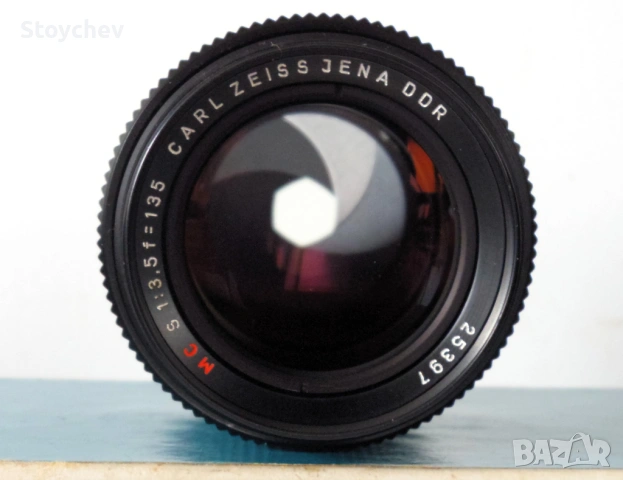Легендарен обектив Carl Zeiss Jena Sonnar MC 135mm f/3.5, снимка 3 - Обективи и филтри - 51365949