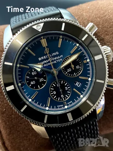 Breitling Superocean Heritage II B01 Chronograph 44mm Steel Blue Dial Ceramic Различни Варианти, снимка 7 - Мъжки - 47999776