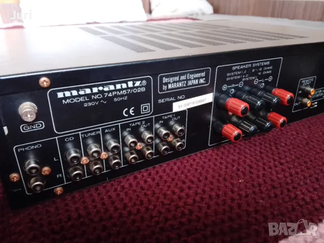 Marantz pm 57 транзисторен усилвател, снимка 2 - Ресийвъри, усилватели, смесителни пултове - 50190711