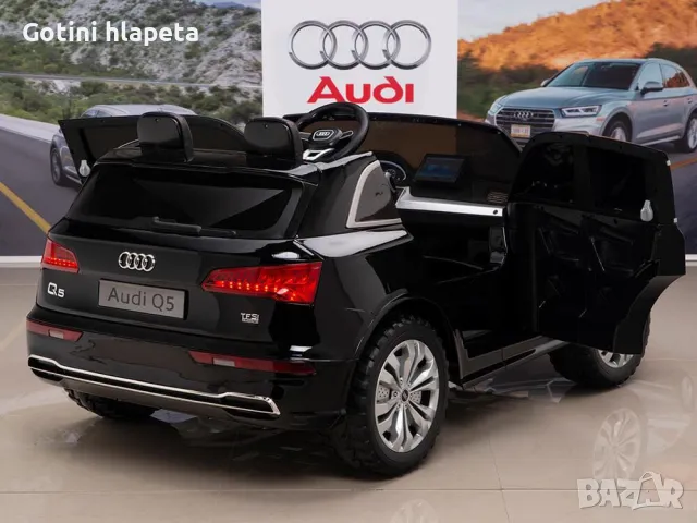  Акумулаторен Двуместна джип Audi Q5 4X4 24V батерия,MP4, снимка 2 - Електрически играчки - 50269121
