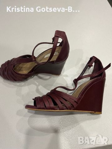 Обувки Zara естествена кожа, снимка 1 - Дамски елегантни обувки - 45558957