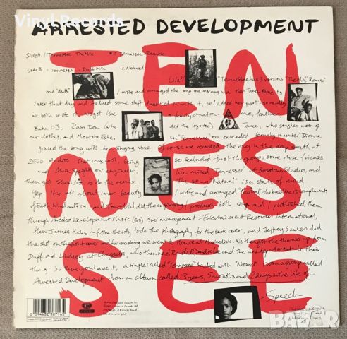 Arrested Development – Tennessee, Vinyl 12", 45 RPM, снимка 2 - Грамофонни плочи - 46008738