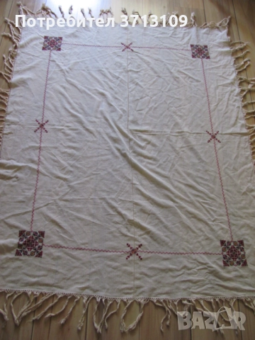 19век кенарена шопска шевица Покривка ръчна бродерия