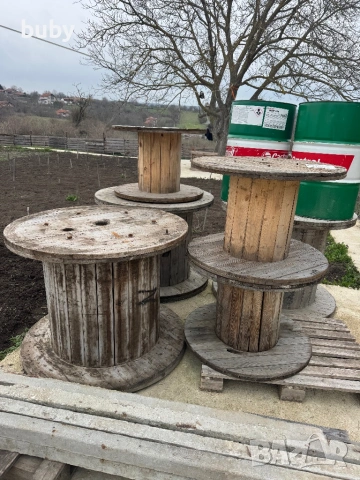 Дървена макара, различни размери