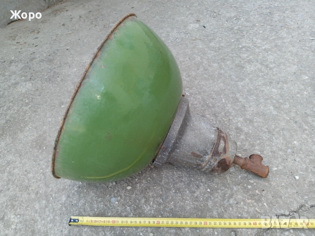 старинен примитивен уред и емайлирана ретро лампа, снимка 17 - Друга електроника - 51545976