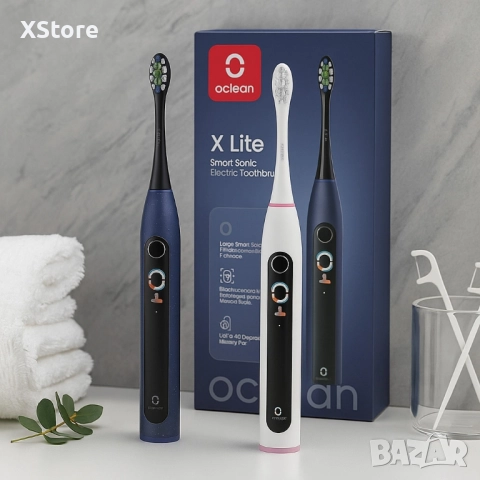 Електрическа четка за зъби Oclean X Lite 20, 1 бpой накрайник, 5 режима, снимка 6 - Други - 51370050