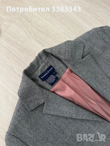 Сиво елегантно сако, снимка 2 - Сака - 53703687