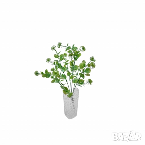Аранжировка от изкуствени растения с бели цветчета – елегантно допълнение за всяко пространство, снимка 4 - Други стоки за дома - 52137664
