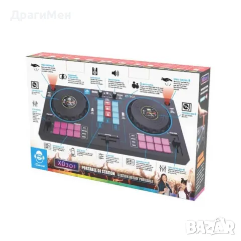 DJ пулт за деца 14 в 1, черен, снимка 4 - Музикални играчки - 46888636