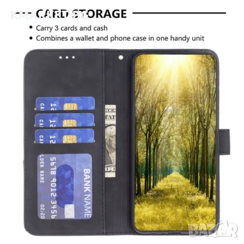 Samsung Galaxy A06 BINFEN COLOR Magnetic Wallet Кожен Калъф и Протектор, снимка 10 - Калъфи, кейсове - 48197061