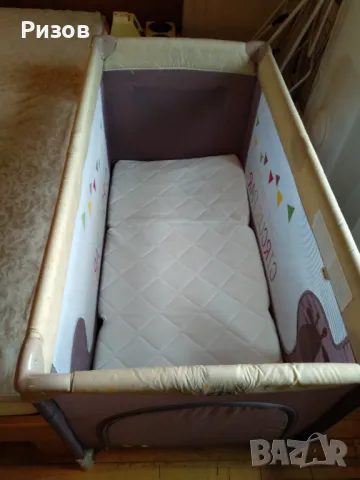Сгъваема детска кошара с матрак Chipolino, снимка 5 - Бебешки легла и матраци - 50404060