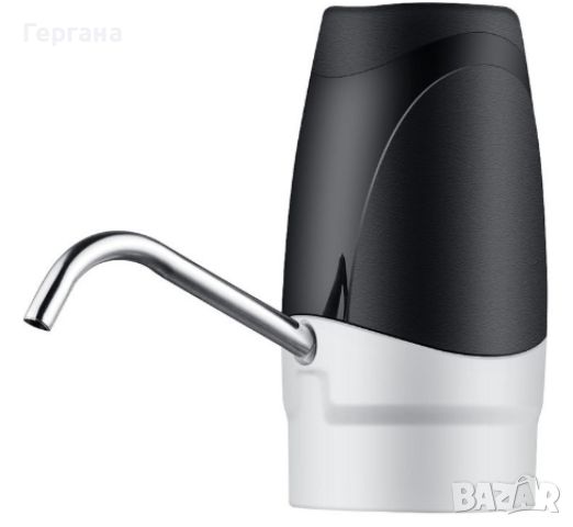 Помпа за вода акумулаторна Rosberg R52013D, с USB, Бяло с черно, снимка 1 - Аксесоари за кухня - 46303647
