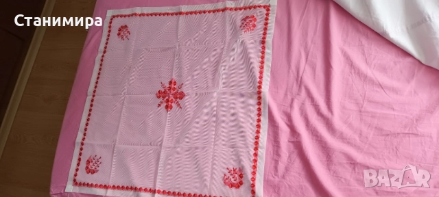 карета тюл, ръчна бродерия - 2 бр., снимка 2 - Други - 52956733