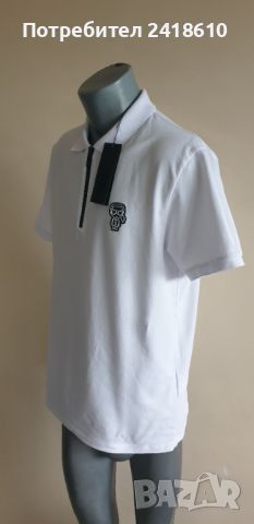 Karl Lagerfeld Half Zip Stretch Cotton Mens Size XL НОВО! ОРИГИНАЛ! Мъжка Тениска!, снимка 8 - Тениски - 45983953