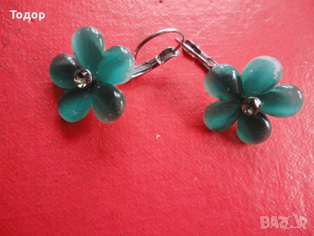 Страхотни обеци обици с камъни 6, снимка 6 - Обеци - 54088929