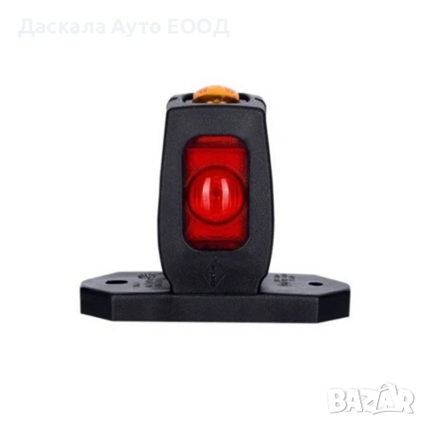 1 бр.  къси ЛЕД LED рогчета , жълто/бяло/червено 12-24V , Полша