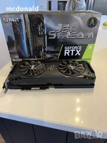 видео карта Palit GeForce RTX 3070 JetStream 8GB GDDR6 Graphics Card, снимка 1 - Видеокарти - 46498421