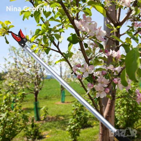 Ножица за клони и бране на плодове 100 см – прецизно рязане без стълба, снимка 2 - Други стоки за дома - 53960177
