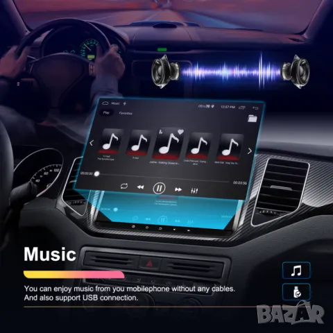 Мултимедия, VW, плеър, двоен дин, volkswagen, навигация, Golf 5, passat, touran, Seat, Skoda Android, снимка 5 - Аксесоари и консумативи - 49943223