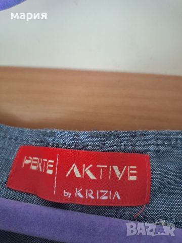 Италиански нов  летен панталон Perte aktive by Krizia, снимка 2 - Панталони - 45369397