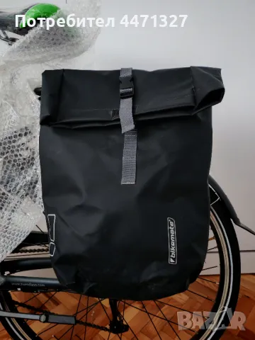 Чанта/Раница/Дисаги за вело-багажник с вграден дъждобран - 17л.