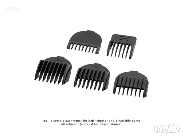 НОВИ! Tример 5в1 машинка за коса, тяло, бръснене, нос/уши Proficare, снимка 7 - Машинки за подстригване - 50318549