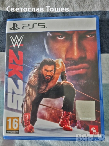Продавам игра WWE 2K25 за Sony Playstation 5 (PS5)