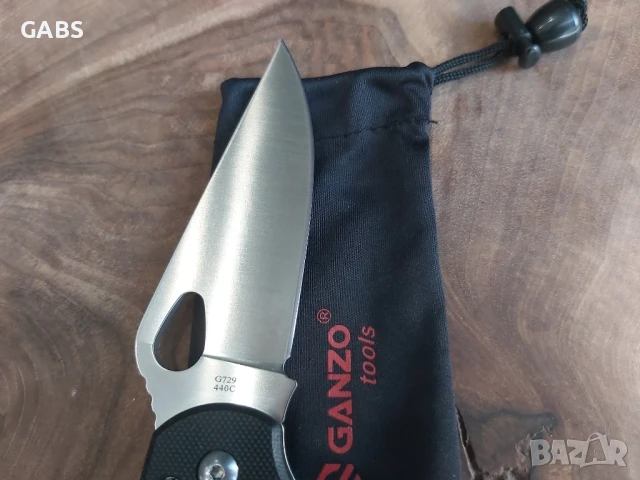 Сгъваем джобен нож GANZO,заключване Axis Lock, снимка 4 - Ножове - 50667950