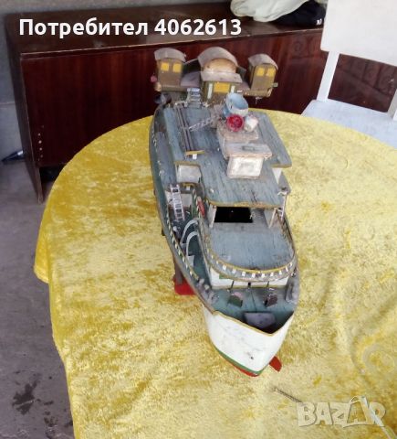 Ръчно изработен кораб, снимка 1 - Декорация за дома - 45227528