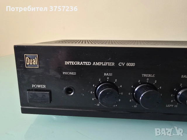 Усилвател Dual INTEGRATED AMPLIFIER CV 6020, снимка 2 - Ресийвъри, усилватели, смесителни пултове - 54189150