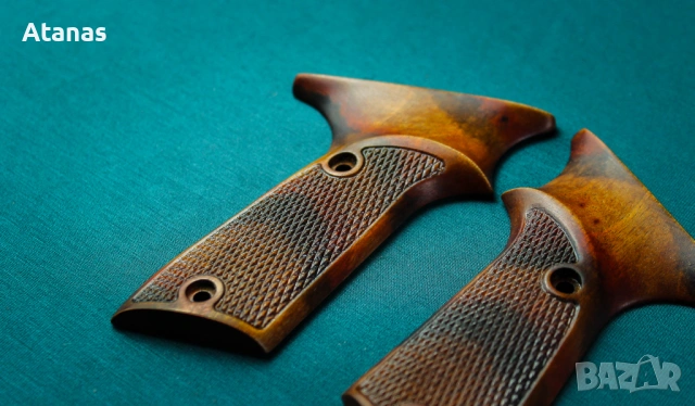 Чирени за Марго/Margo - орехови - ръчноизработени, снимка 2 - Оборудване и аксесоари за оръжия - 54149416