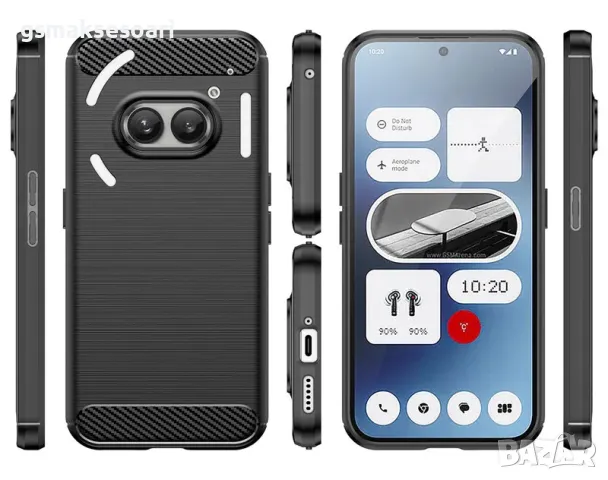 Nothing Phone 2A - Удароустойчив Кейс Гръб CARBON, снимка 3 - Калъфи, кейсове - 47009143