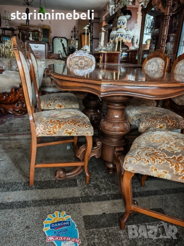 Красив трапезен комплект , снимка 8 - Маси - 52883940