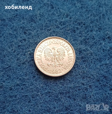 1 злота  Полша 1982 с гланца , снимка 1