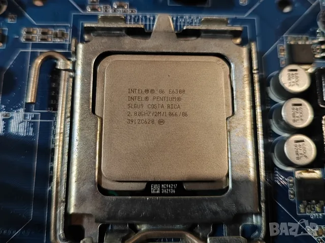 MB + CPU + RAM 775, снимка 4 - Дънни платки - 47636129