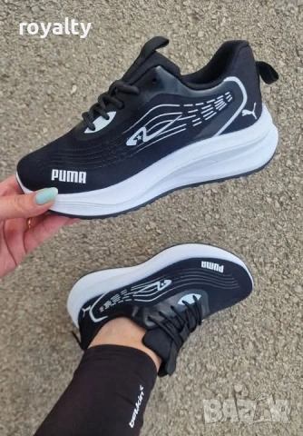Puma Нови Дамски Черни Маратонки Пума 