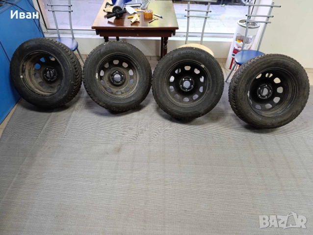 Зимни гуми, Hankook Winter+джанти. 215/65/16, снимка 2 - Гуми и джанти - 52412808
