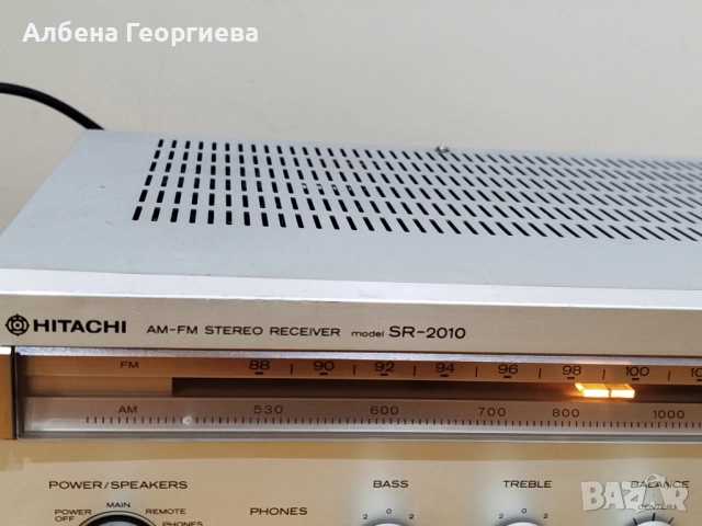 Ресийвър стерео HITACHI 2010  AM/FM -JAPAN - 125W, снимка 6 - Ресийвъри, усилватели, смесителни пултове - 52693160