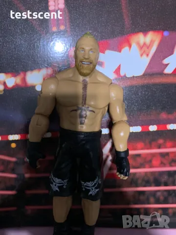 Екшън фигура WWE Brock Lesnar Брок Леснар Mattel Basic Series играчка WWE MMA UFC, снимка 4 - Колекции - 48939170