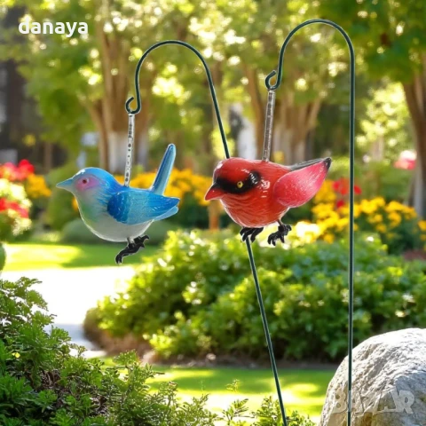 5943 Градинска декорация с висящо животинче, 60 см, снимка 5 - Градински мебели, декорация  - 50613615