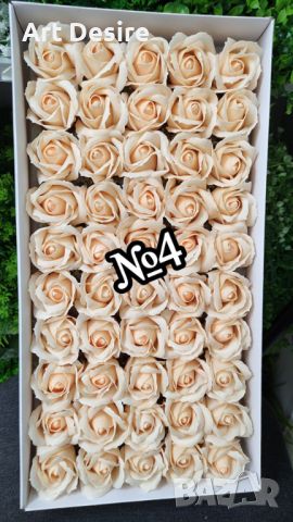 Сапунени рози , снимка 3 - Изкуствени цветя - 46398453