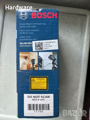 Линеен лазер BOSCH GLL 40-20G Professional, снимка 3 - Други инструменти - 46710726