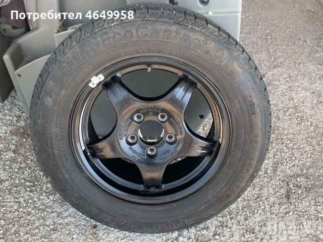 Продавам резервна гума тип патерица за Мерцедес S класа +крик и оригинални инструменти, снимка 2 - Гуми и джанти - 52444526