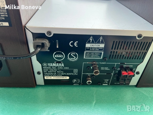 Yamaha CRX-330 + NS BP-100 + RC, снимка 9 - Ресийвъри, усилватели, смесителни пултове - 53904808