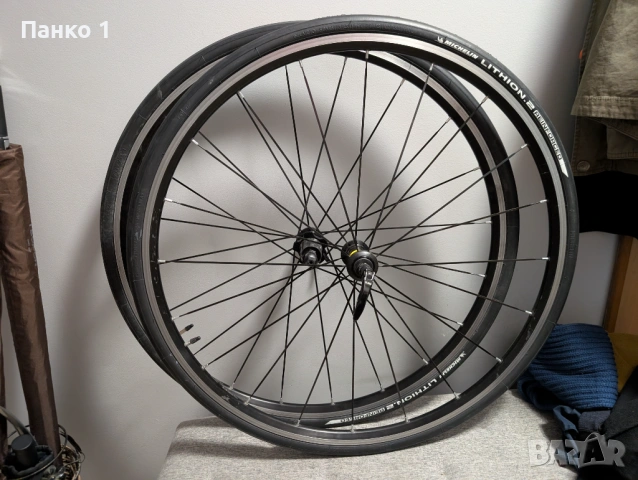 Шосейни Капли Mavic Aksium + Гуми Michelin