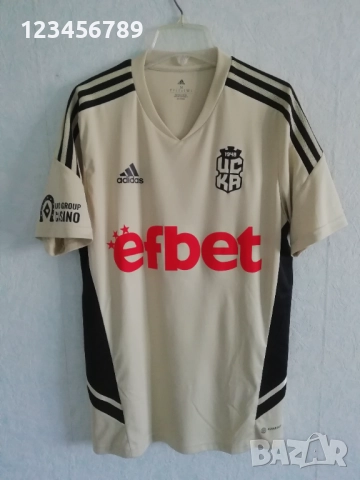 ЦСКА 1948 оригинална тениска фланелка трети екип 2022/2023 златиста Adidas CSKA 1948 