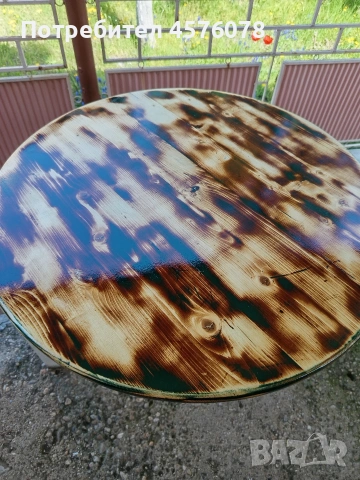 маси с нови стойки и дървени плотове, снимка 8 - Други стоки за дома - 54227074