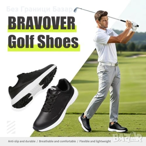Нови игра Голф обувки за мъже с добро сцепление леки и удобни 43 номер, снимка 2 - Маратонки - 53745972